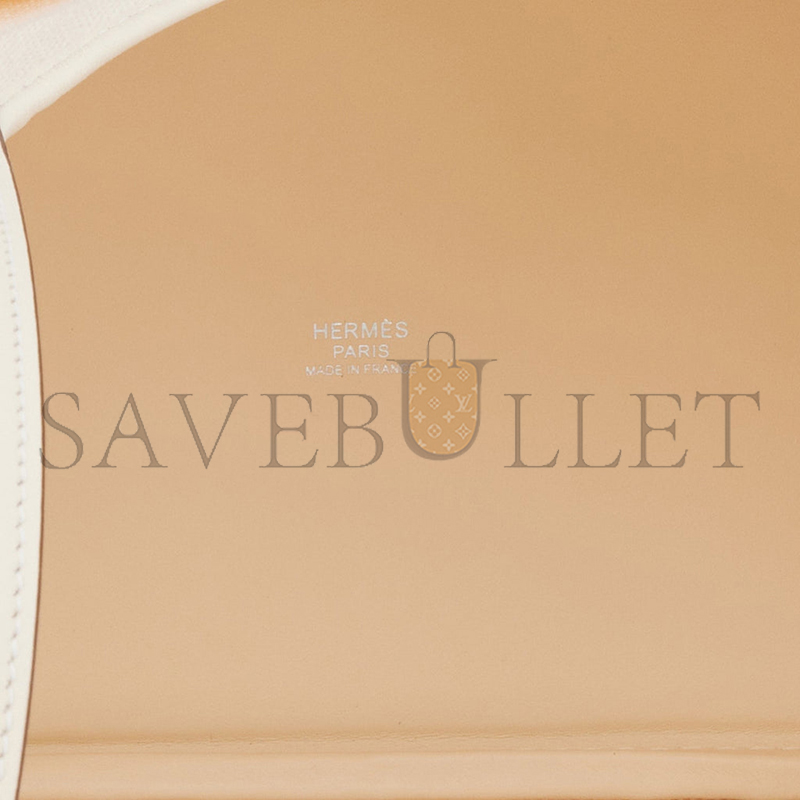 H**me5 picotin cargo 18 nata swift and toile canvas palladium hardware (18*18*13cm)